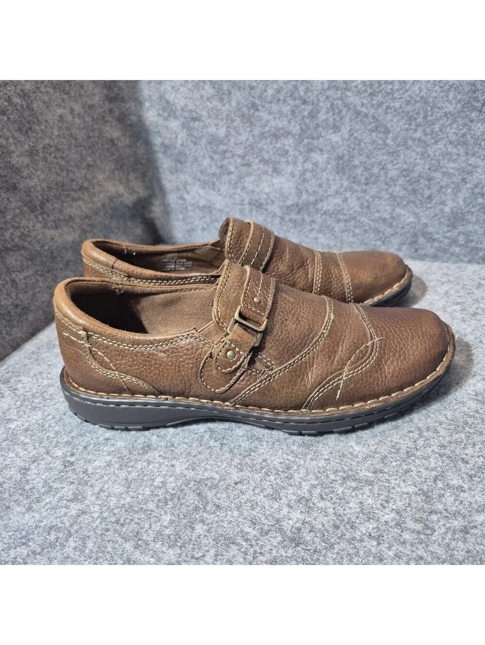 Earth Origins By Earth Clinton Women’s Brown Leather Loafers Size 8.5 M